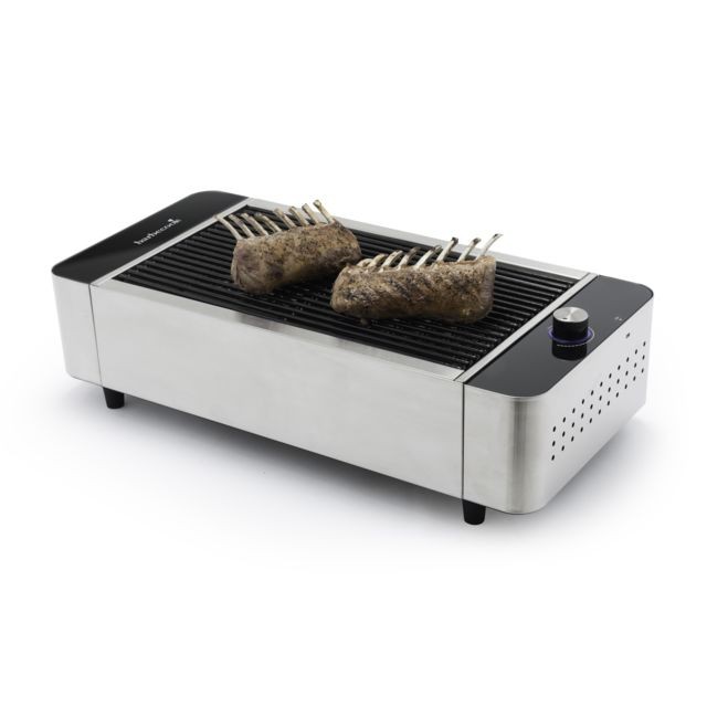 BARBECOOK Barbecue de table au charbon Karl - Inox - 41,5x23,2 cm BARBECOOK