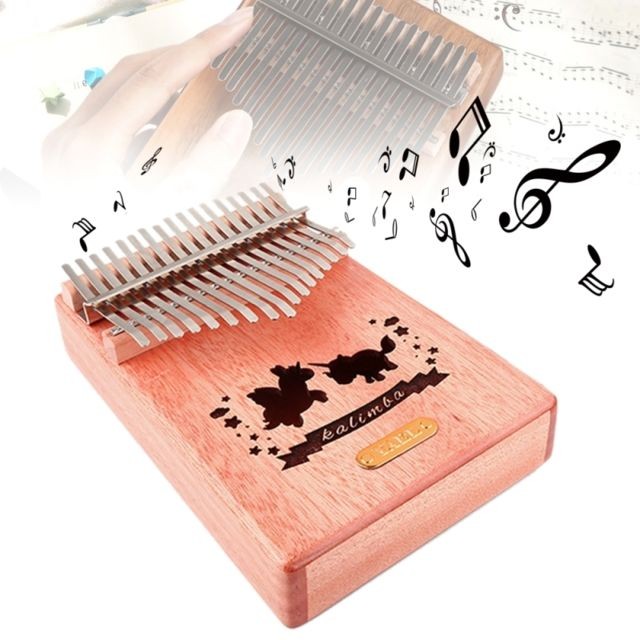 Instruments de musique Pouce Piano Kalimba Doigt 10 Doigts Débutant Entrée Instrument de Musique Portable Couleur bois
