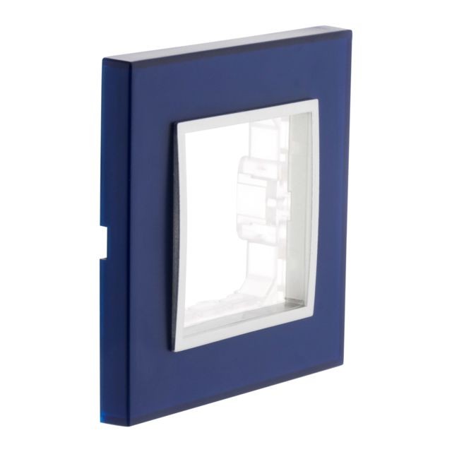 Simplea - Plaque Crystal + 1 support transp. - couleur Bleu marine - Simplea Simplea  - Simplea