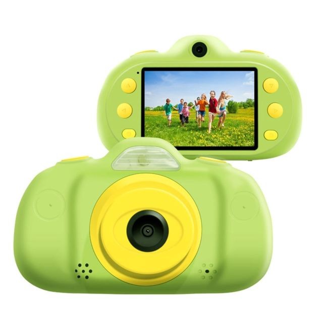 Wewoo - Caméra Enfant P8 Appareil photo pour enfants à double objectif de 2,4 mégapixels de 2,4 poucesprise en charge de la carte Micro SD 32 Go vert - Appareil photo enfant