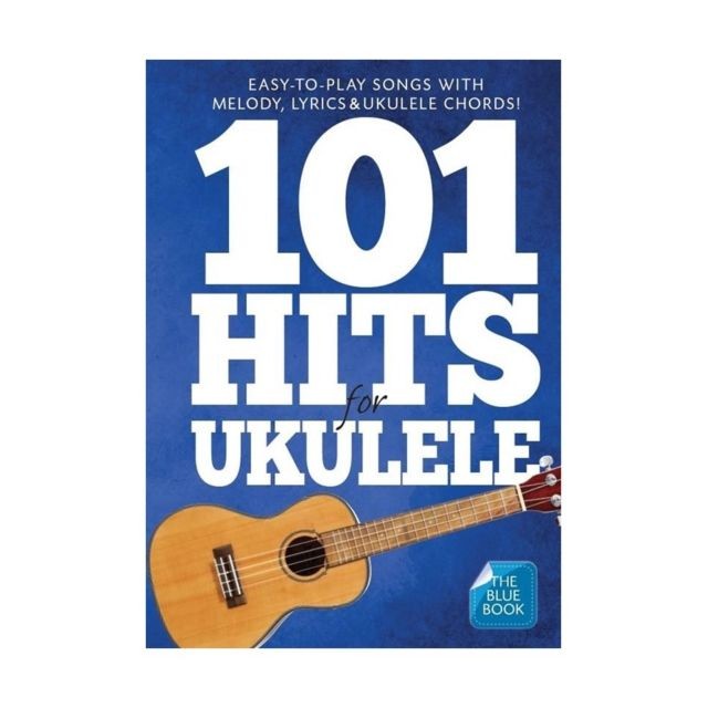 Hal Leonard - 101 Hits pour Ukulélé (livre bleu) - Mélodies paroles et accords en Anglais Hal Leonard  - Partition de musique