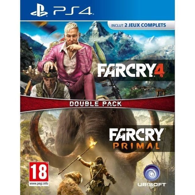 Ubisoft - Far Cry 4 + Far Cry Primal - Double Pack - Far Cry Jeux et Consoles