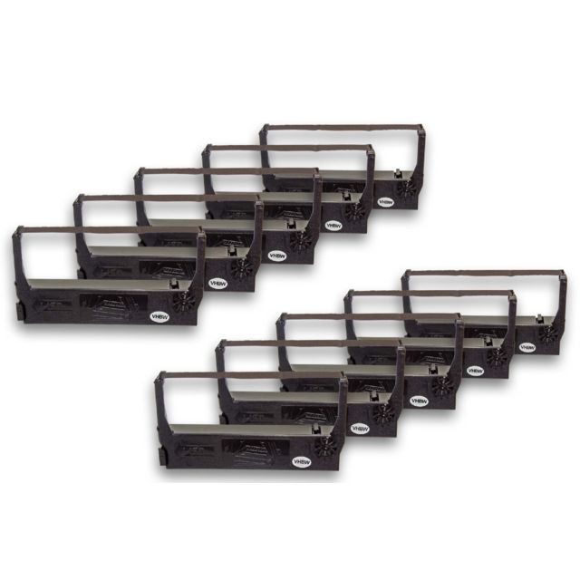 Vhbw - vhbw 10x bandes en nylon à encre pour imprimante matricielle Panasonic 7000-P 100 WP, P 100 WP, PM 300 comme ERC-23, C43S015360, ERC-23B Vhbw  - Cartouche, Toner et Papier
