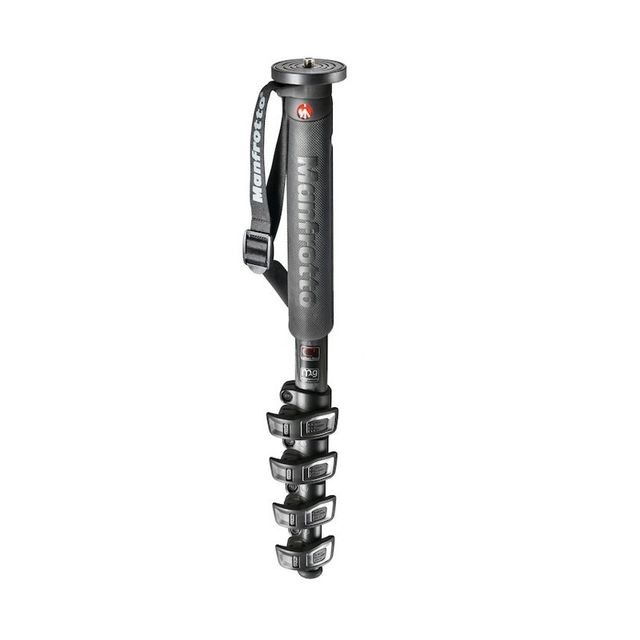 Manfrotto - MANFROTTO MPMXPROC5 Monopode carbone 5-Sections avec Quick power Manfrotto  - Manfrotto