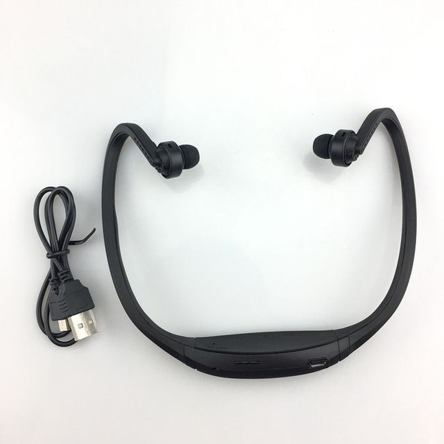 Wewoo - Ecouteurs Bluetooth sport sans fil S9 pour iPhone HuXiaoMi téléphone, Carte de support TF / SD et microphone (noir) Wewoo  - Son audio