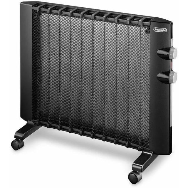 Delonghi - radiateur rayonnant mobile ou fixe 1000W noir Delonghi  - Radiateur fixe Delonghi