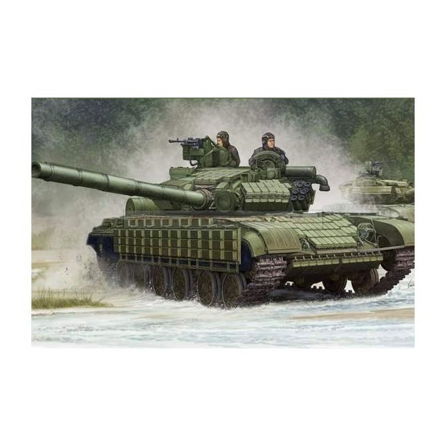 Chars Trumpeter Maquette Char : Char moyen Soviétique T-64BV Mod (1985)
