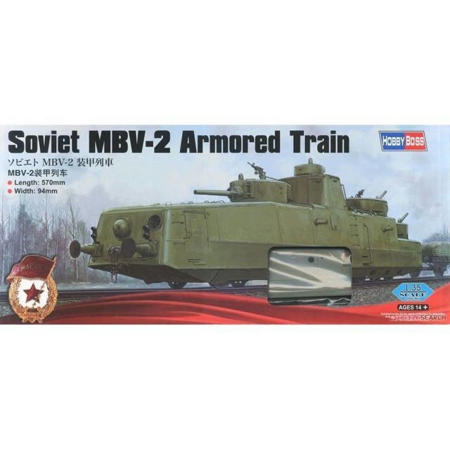 Hobby Boss - Maquette Train Soviet Mbv-2 Armored Train Hobby Boss  - Train électrique