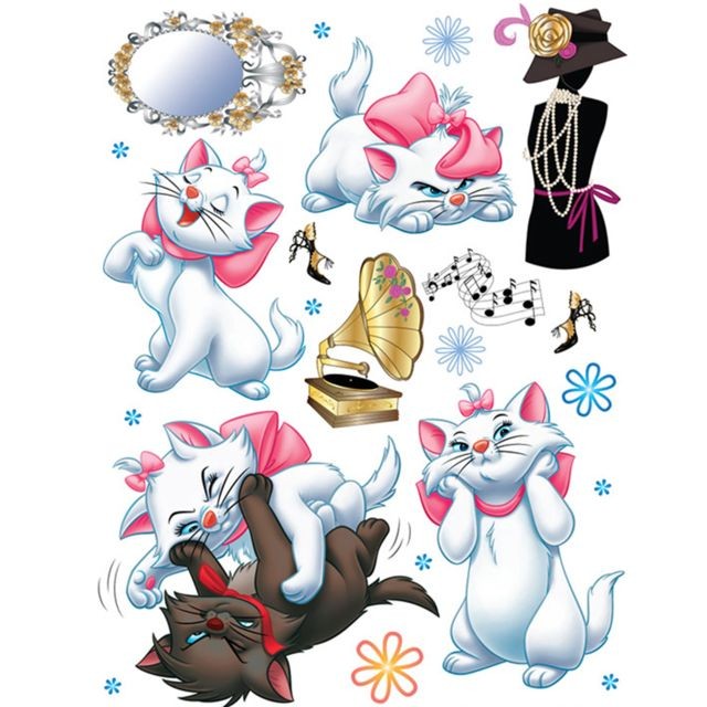 Décoration chambre enfant Bebe Gavroche Stickers géant Les Aristochats Disney