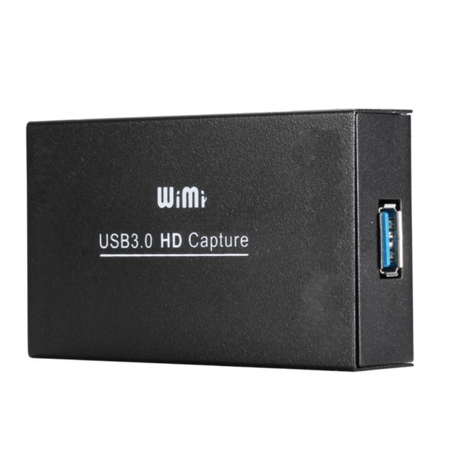 Boitier d'acquisition Wewoo Acquisition vidéo noir USB 3.0 HDMI 1080P Video Capture Device Stream Box, pas besoin d'installer le pilote