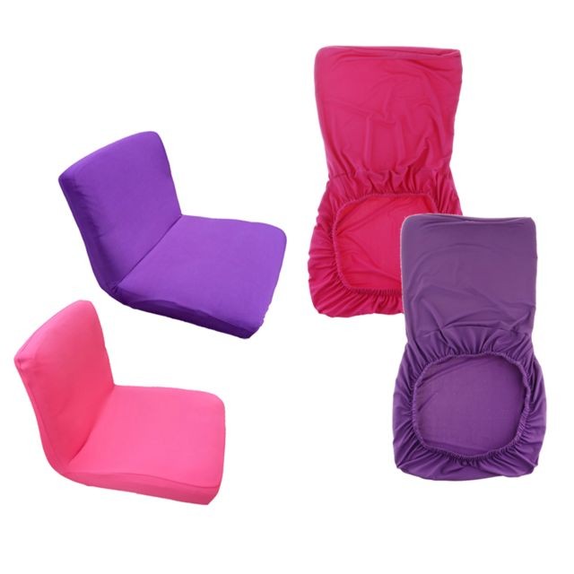 marque generique - spandex violet et rouge stretch couverture de chaise courte marque generique  - Tiroir coulissant