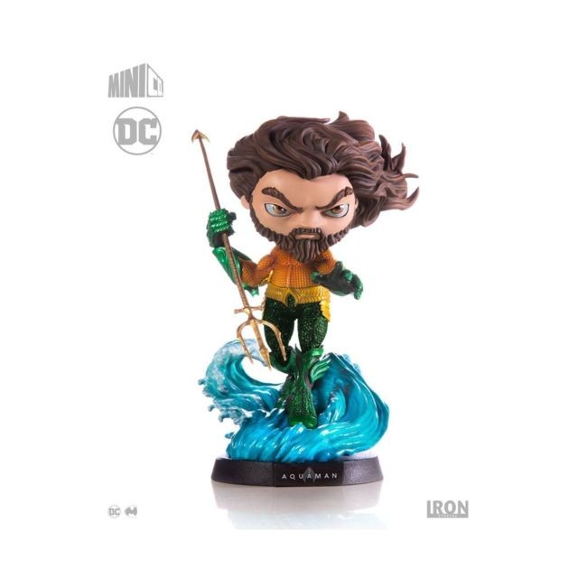 Iron Studios - Aquaman - Figurine Mini Co. Deluxe Aquaman 19 cm Iron Studios  - Iron Studios