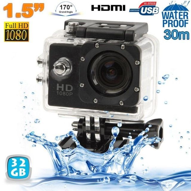 Yonis - Caméra sport waterproof - Action camera