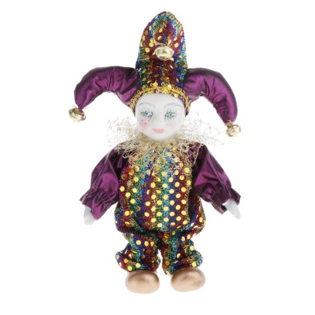 marque generique - Porcelaine poupées clowns pied suspendu amusants marque generique  - Poupées & Poupons