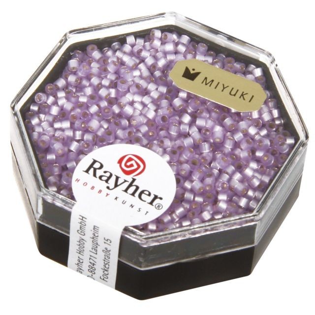 Perles Miyuki Perle Miyuki Delica 11/0 éclat de perle : violet clair - Miyuki