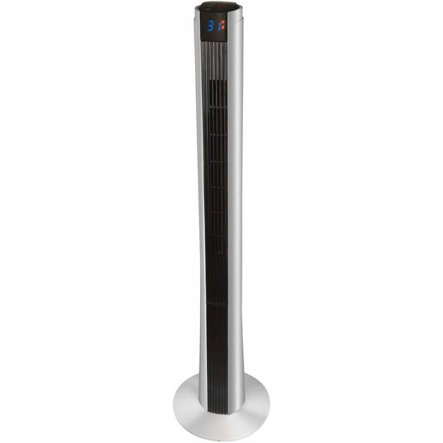 Ventilateur Syntrox Germany ventilateur colonne avec minuteur et fonction oscillation 50W noir gris