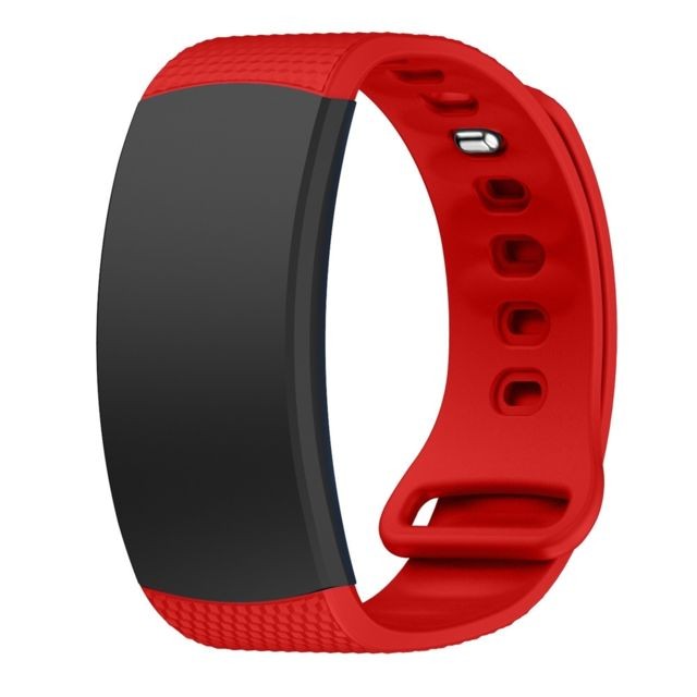 Wewoo - Bracelet pour montre connectée en silicone Samsung Gear Fit2 SM-R360taille de la dragonne 126-175mm rouge Wewoo  - Wewoo