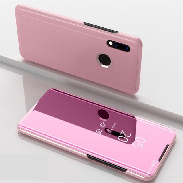 marque generique - Etui en PU support de rétroviseur pour vitre or rose pour votre Huawei P Smart (2019) marque generique  - Accessoire Smartphone