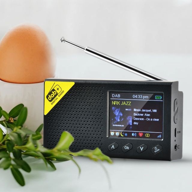 marque generique Radio DAB + FM, Radios portables DAB Radio numérique Rechargeable avec chargement USB (noir)