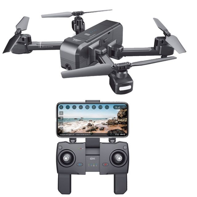 Generic - SJ R / C Z5 1080P grand-angle Caméra Wifi FPV Drone GPS Auto Retour Follow Me Noir - Drone connecté