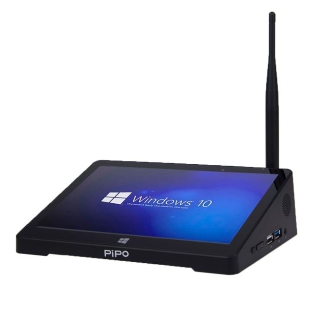Wewoo - Mini PC TV Box Windows 10 & Android 5.1 Mini PC + Tablette 8,9 pouces, Intel Quad Core Trail X5-Z8350 jusqu'à 1,84 GHz, RAM: 2 Go, ROM: 32 Go, Support WiFi / LAN / HDMI - PC Portable