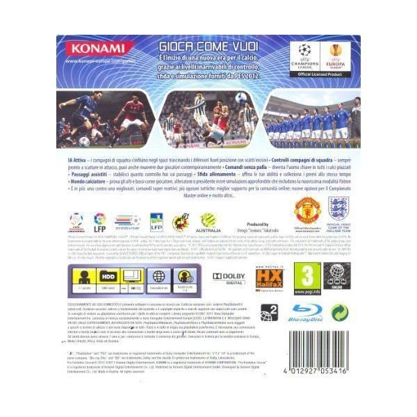 Konami - PES 2012 : Pro Evolution Soccer [import italien] Konami   - Jeux PS Vita