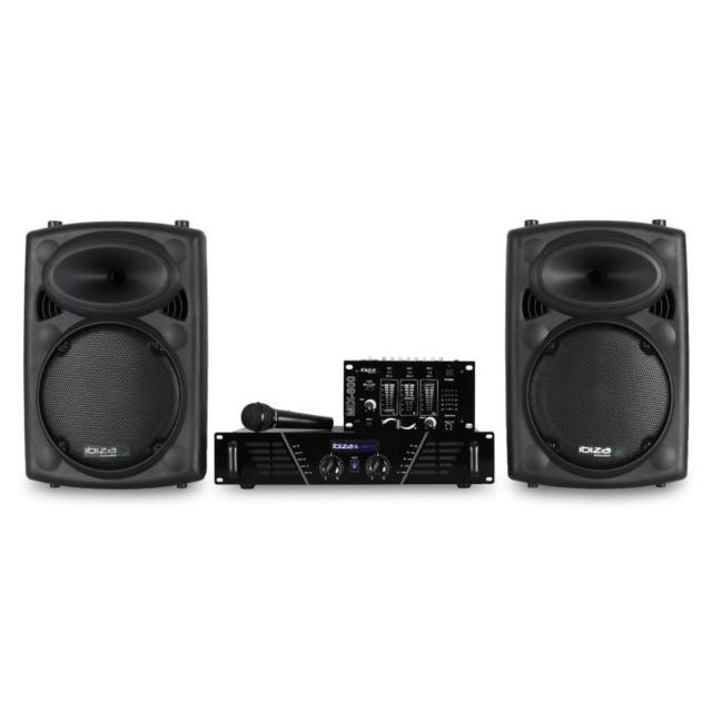 Ibiza - sono pour DJ 500W noir - Packs sonorisation