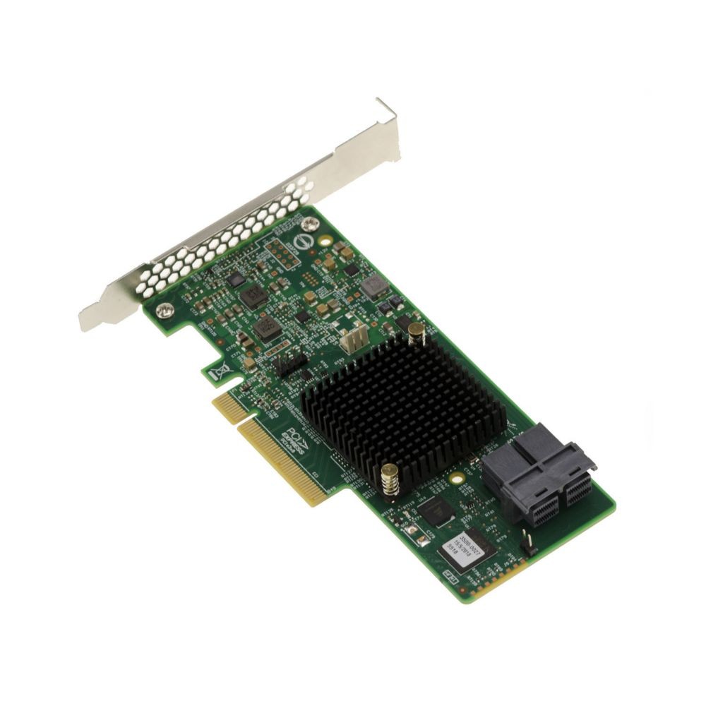 Kalea-Informatique Carte contrôleur PCIe 3.0 SAS + SATA - 12GB - 8 Ports INTERNES - RAID 0 1 5 10 50 JBOD - OEM 9341-8i - High et Low Profi
