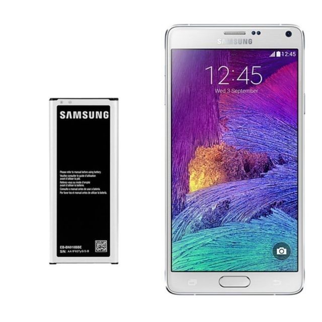 Batterie téléphone Samsung Samsung Batterie d'origine pour Samsung Galaxy Note 4 BN910BBE
