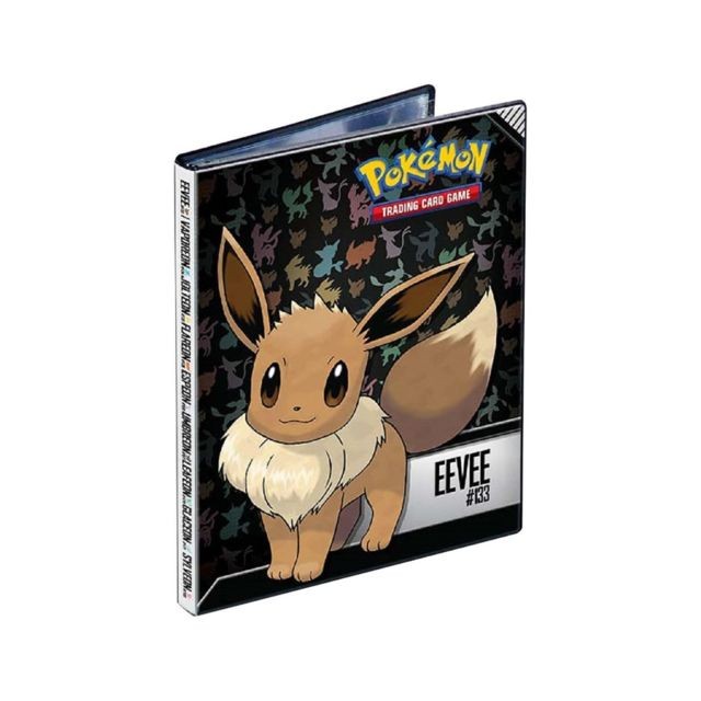 Asmodee - Cahier range-cartes Pokémon Evoli - 180 cartes. - Carte à collectionner