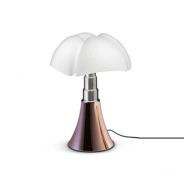 Lampes à poser Martinelli Luce MINI PIPISTRELLO-Lampe Dimmer Touch LED H35cm Cuivre Martinelli Luce - designé par Gae Aulenti