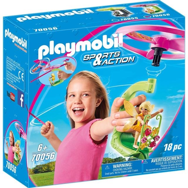 Playmobil - PLAYMOBIL 70056 Sport & Action - Fée avec hélice volante Playmobil  - Playmobil
