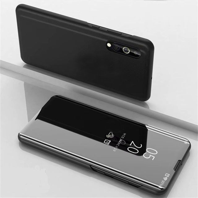 Wewoo - Housse Coque Pour Xiaomi Mi 9 Lite Étui en cuir à rabat horizontal miroir de galvanoplastieavec support noir Wewoo  - Coque, étui smartphone