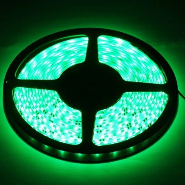 Ruban LED Wewoo Ruban LED Waterproof Epoxyde Lumière verte imperméable de corde de l'époxyde 3528 SMD, 60 / M, longueur: 5M