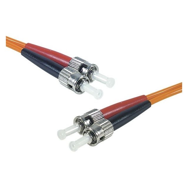 Abi Diffusion - Jarretière optique duplex 2.0 mm multi OM1 62,5/125 ST-UPC/ST-UPC... Abi Diffusion  - Câble et Connectique
