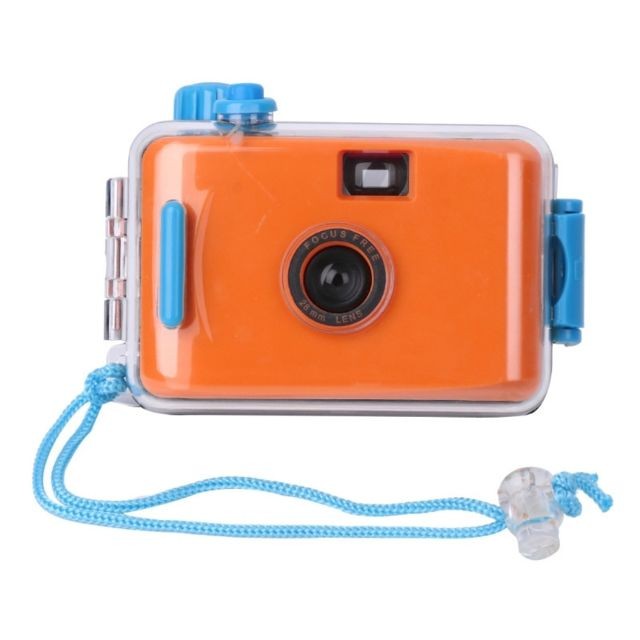 Wewoo - Caméra Enfant SUC4 mini étanche pour film rétro étancheappareil photo compact enfants Orange - Appareil photo enfant