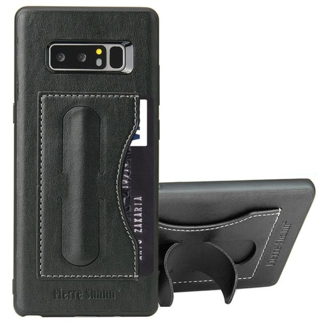 Wewoo - Coque noir pour Samsung Galaxy Note 8 pleine couverture étui de protection en cuir avec titulaire et fente Fierre Shann carte Wewoo  - Accessoires Samsung Galaxy Note 8 Accessoires et consommables