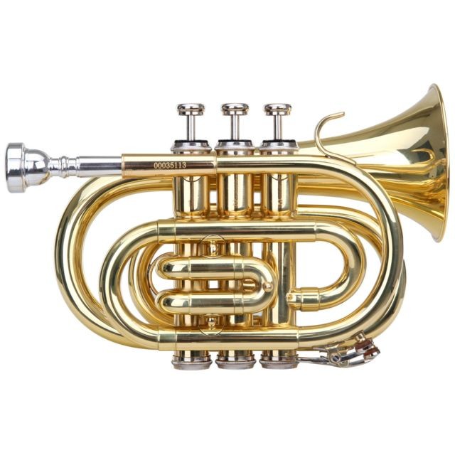Classic Cantabile - Classic Cantabile Brass TT-400 B-trompette de poche en laiton - Trompettes