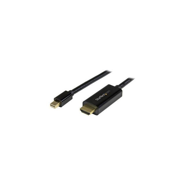 Startech - Câble adaptateur Mini DisplayPort vers HDMI de 5 m - 4K 30 Hz - Noir - Câble HDMI