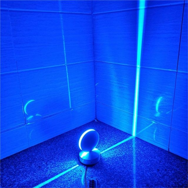 Appliques Wewoo Applique murale LED Projecteur de mur de fenêtre de couloir de cadre de porte blanc lumière bleue