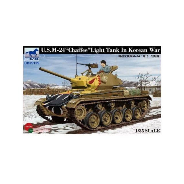 Bronco Models - Maquette Char U.s. M-24 Chaffee Light Tank Korean War Bronco Models  - Maquettes & modélisme