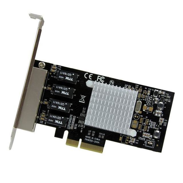 Carte réseau Carte réseau PCI Express à 4 ports Gigabit Ethernet avec chipset Intel I350