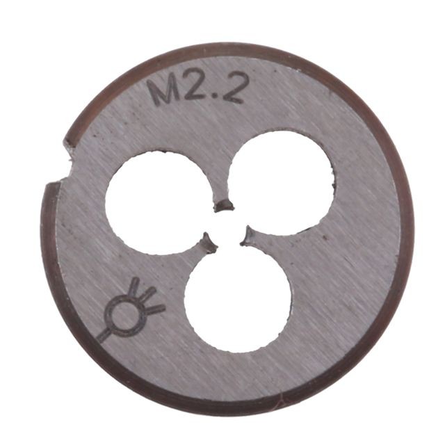 Robinets et vannes marque generique 1 pc métrique durable hss meurt outil de filetage 2 types m2.2