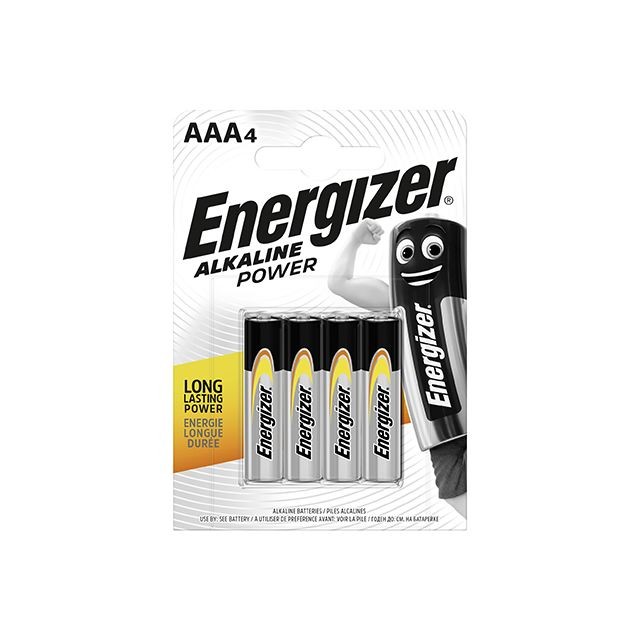 Energizer - Blister 4 Piles LR3 Energizer Power Energizer  - Piles rechargeables Energizer