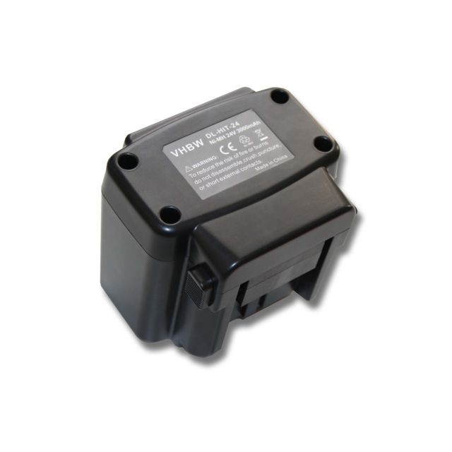 Vhbw - vhbw NiMH batterie 3000mAh (24V) pour outil électrique outil Powertools Tools comme Hitachi 319-805, 319-807, EB 2430HA, EB 2430R, EB 2433X, HH2414 Vhbw  - Fixation