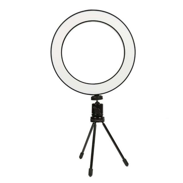 Tous nos autres accessoires Generic LED Light Ring Dimmable 5500K lampe Photographie Caméra Photo Studio visiophone