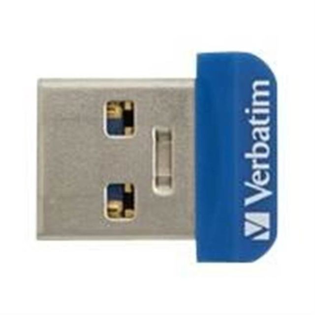 Verbatim - VERBATIM Clé USB3.0 64Go Nano STORE'N STAY Bleu Verbatim   - Clés USB Verbatim