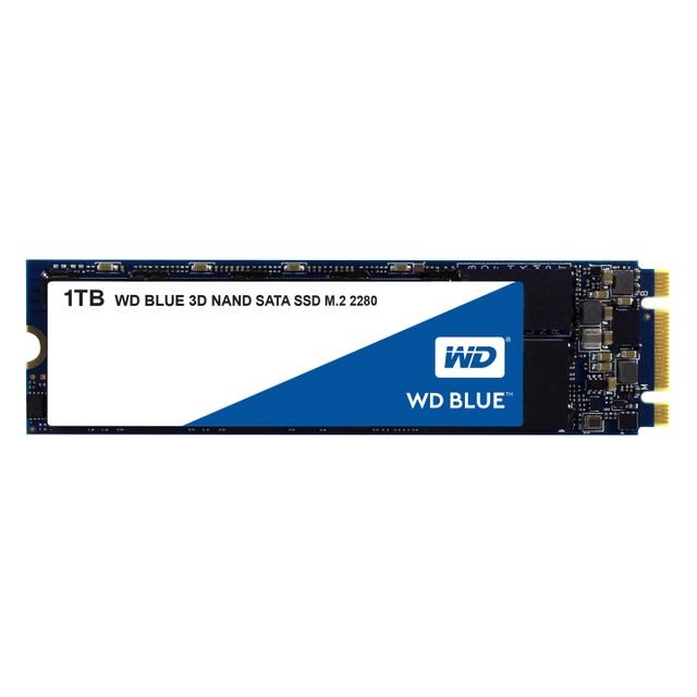 Western Digital SSD interne M.2 2280 WD BLUE 1 To SATA III NAND 3D