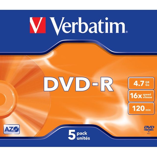 Verbatim - DVD-R 4.7 Go - CD et DVD Vierge