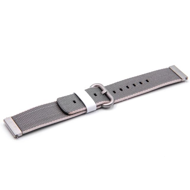 Vhbw - vhbw bracelet compatible avec Withings Steel Hr, 40mm montre connectée - 10.7cm + 8.3cm nylon gris - Accessoires montres connectées